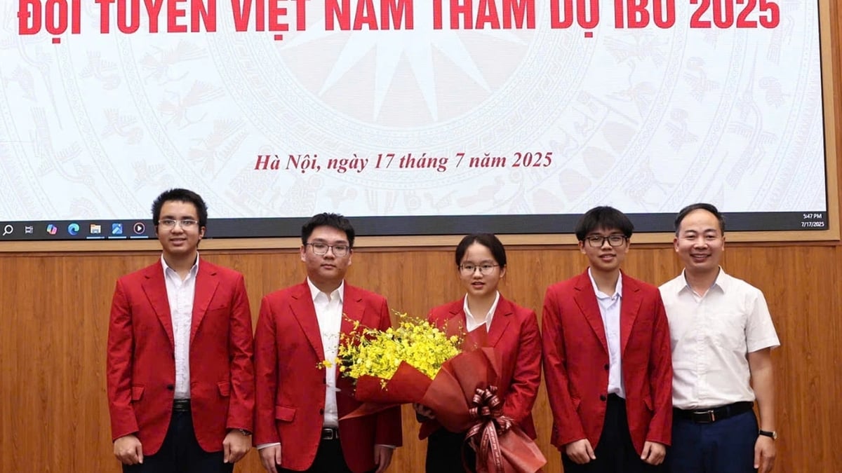 ทีมเวียดนามติด 10 ประเทศที่มีคะแนนโอลิมปิกชีววิทยาสูงสุด