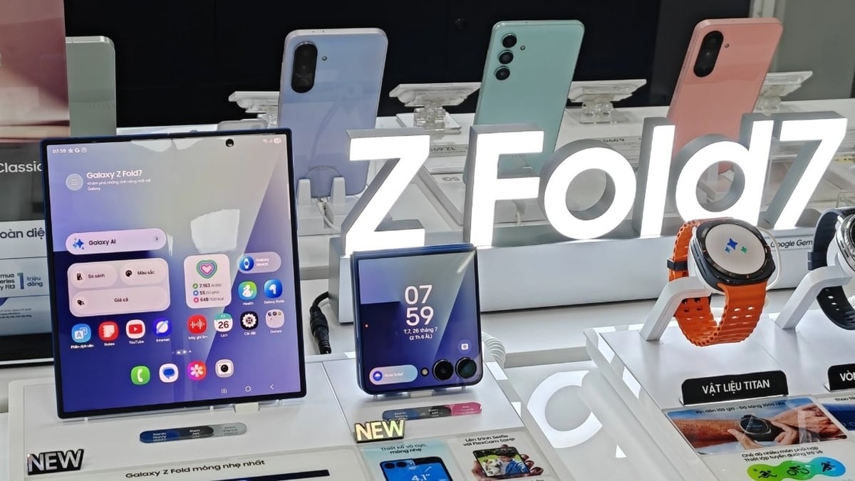 El precio del Galaxy Z Fold7 se redujo en millones tan pronto como llegó a las tiendas de Vietnam.