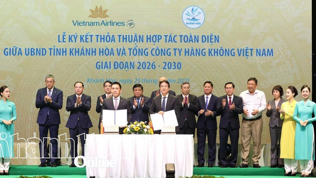 칸호아, 베트남항공과 2026년부터 2030년까지 포괄적 협력 계약 체결