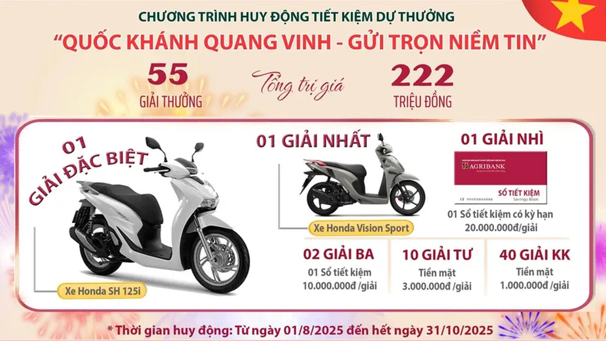 Agribank សាខា Hau Giang អរគុណអតិថិជនជាមួយកម្មវិធី "ទិវាជាតិដ៏រុងរឿង - ផ្ញើជូននូវទំនុកចិត្តពេញទំហឹង"