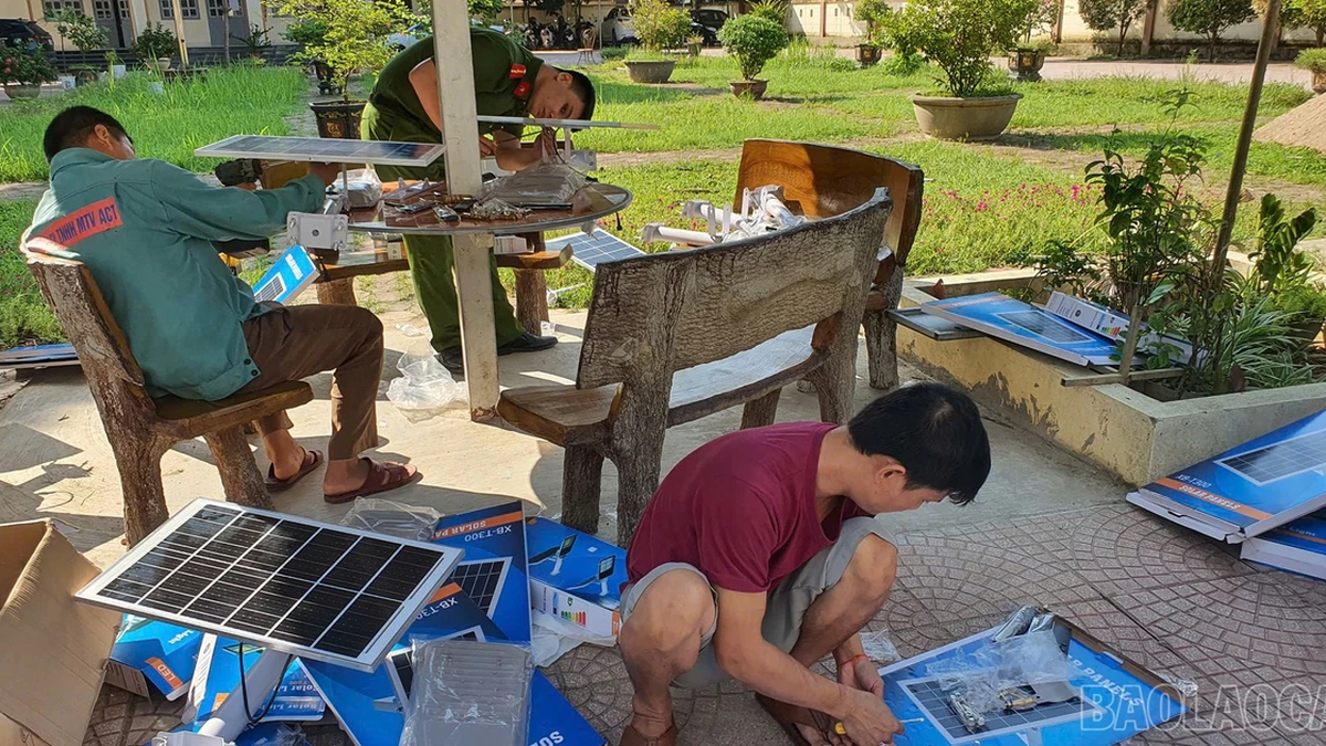 Xuan Hoa បានចាប់ផ្តើមគម្រោង "បំភ្លឺផ្លូវជនបទ"
