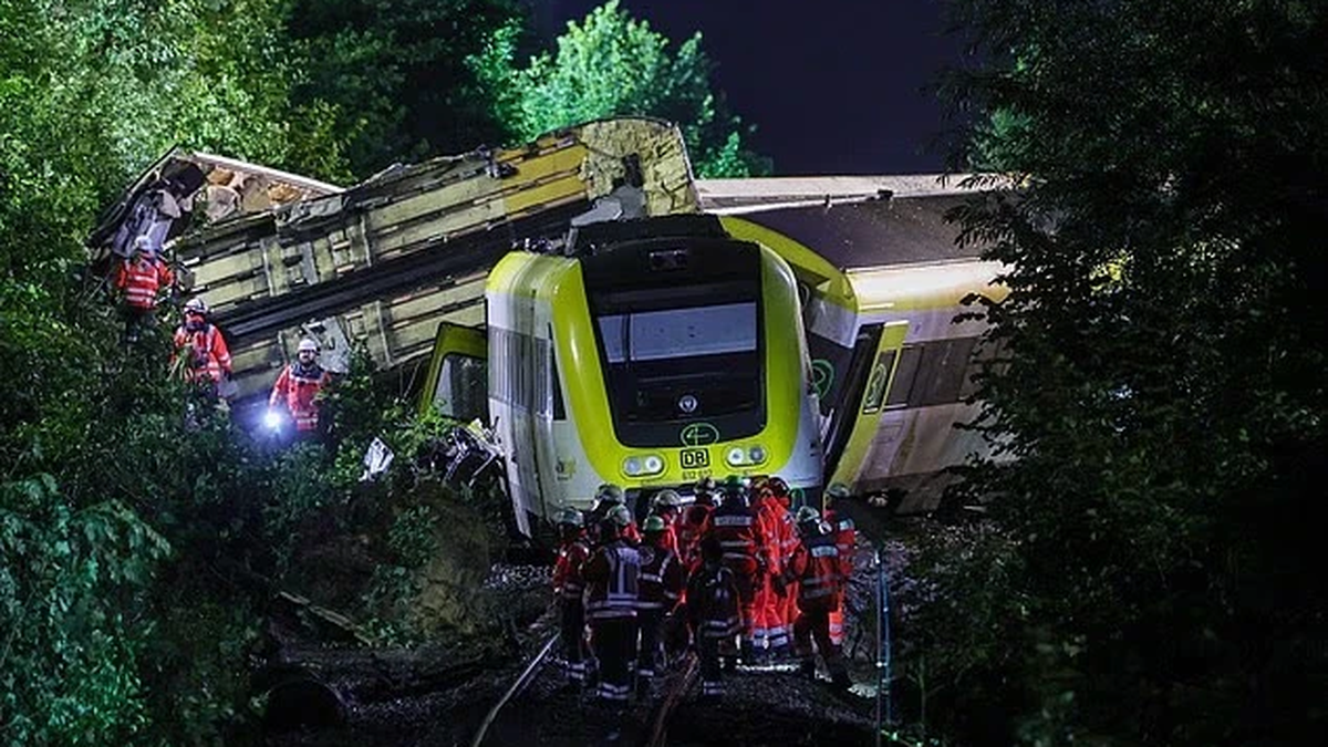 Grave accidente ferroviario en Alemania, numerosos heridos