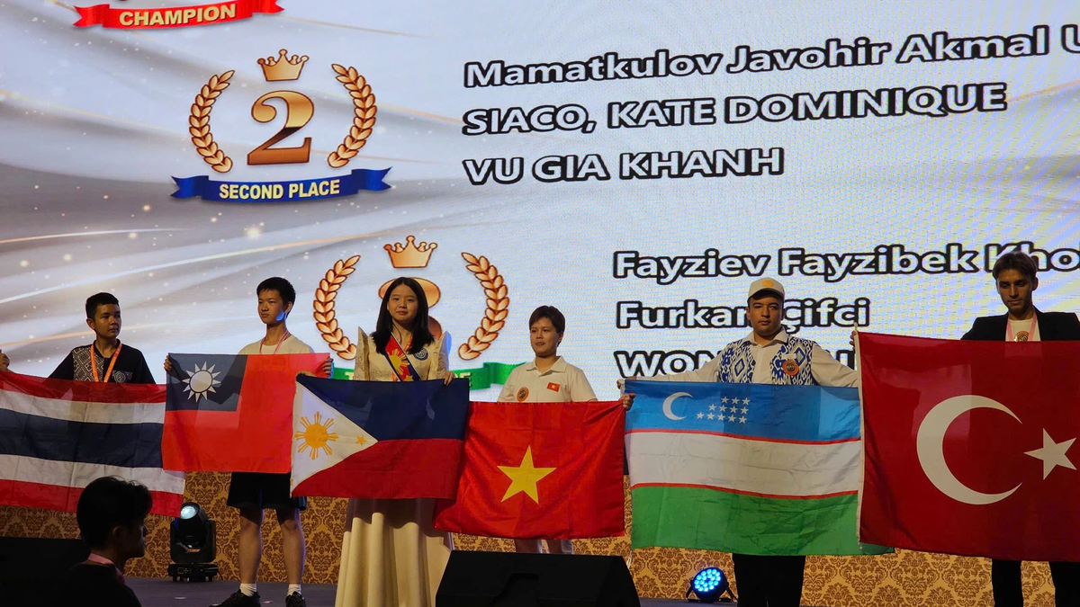 Estudiantes vietnamitas ganan grandes premios en la competencia internacional de matemáticas de WMI