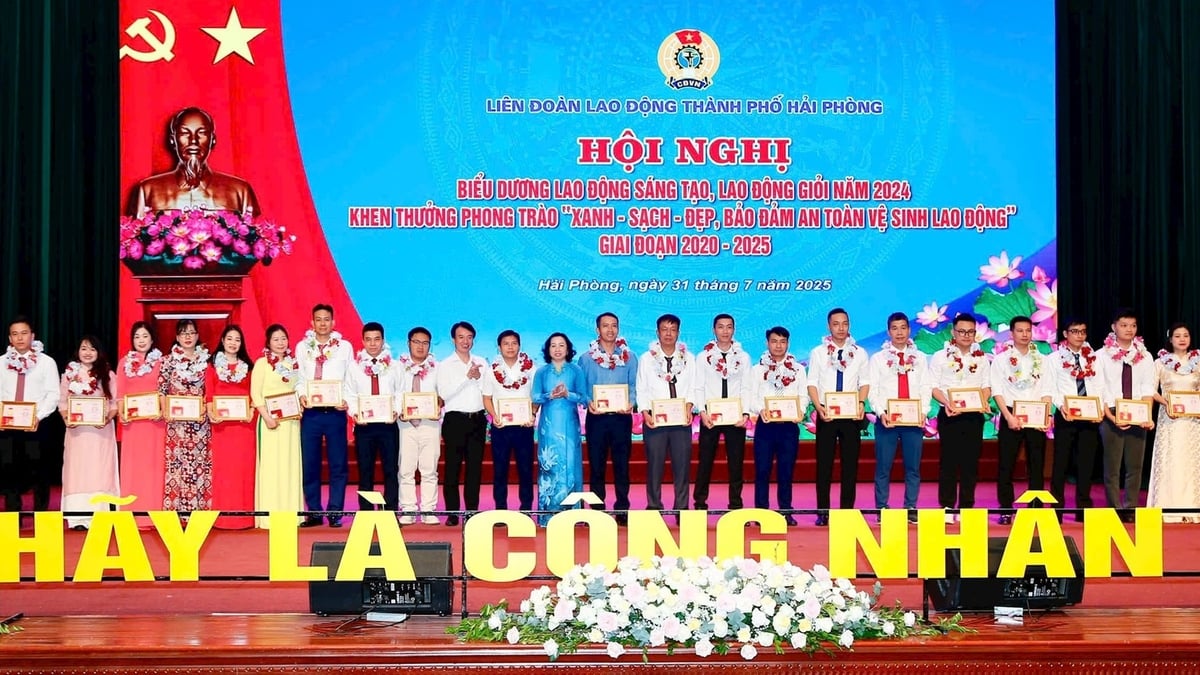 សហព័ន្ធការងារទីក្រុង Hai Phong សរសើរកម្មករដែលមានគំនិតច្នៃប្រឌិត និងពូកែ