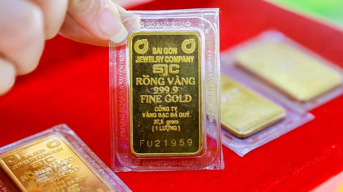 Goldbarrenpreis übersteigt 121 Millionen VND pro Tael