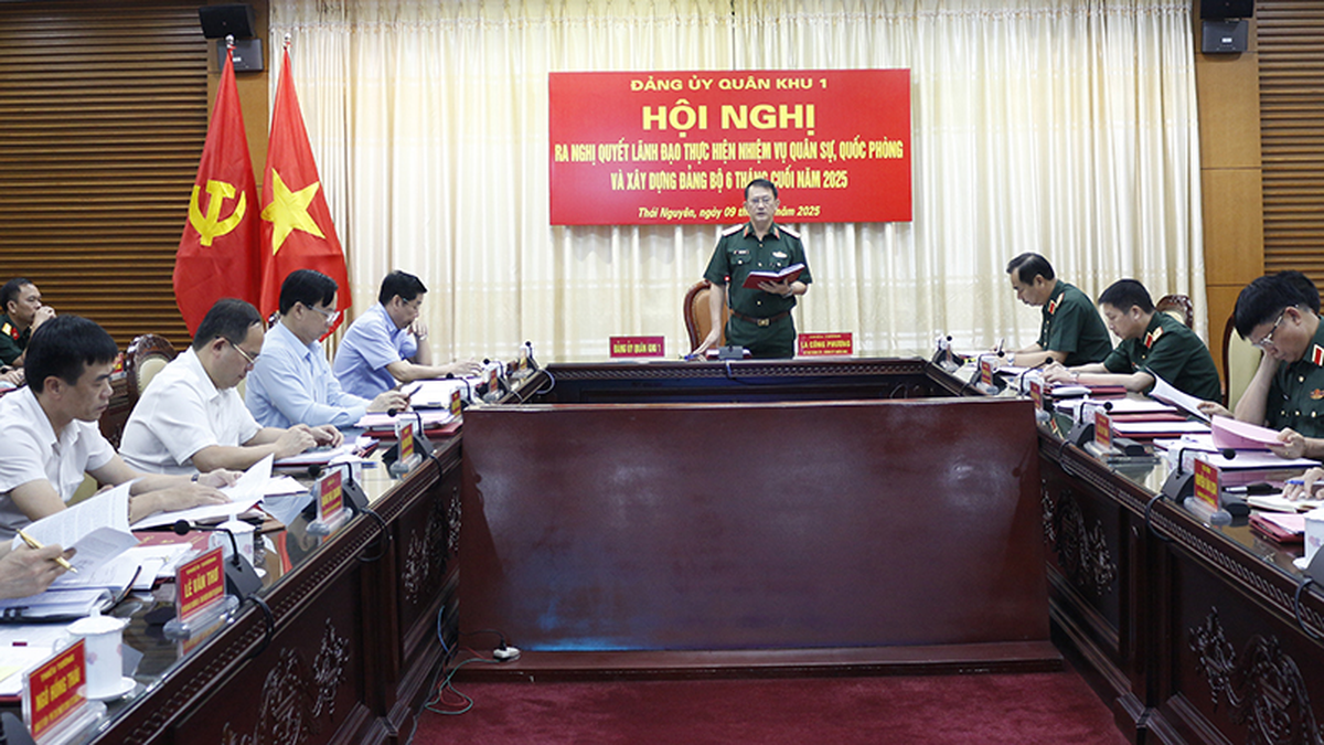 The Party Committee of Military Region 1 issued a resolution to lead the implementation of tasks for the last 6 months of 2025.