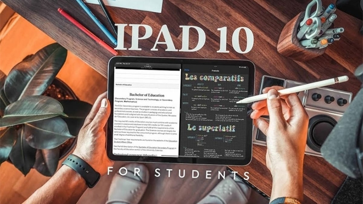 Is iPad or laptop really the 'true love' for students to both study and work?