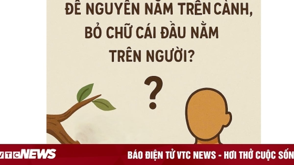 Quel mot vietnamien signifie « laissé sur la branche, la première lettre est laissée sur la personne » ?