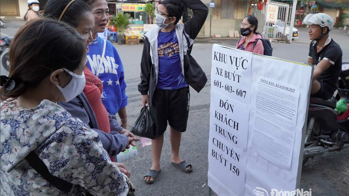Dong Nai residents face difficulties when bus route 150 stops picking up and dropping off passengers at Vung Tau Intersection Bus Station