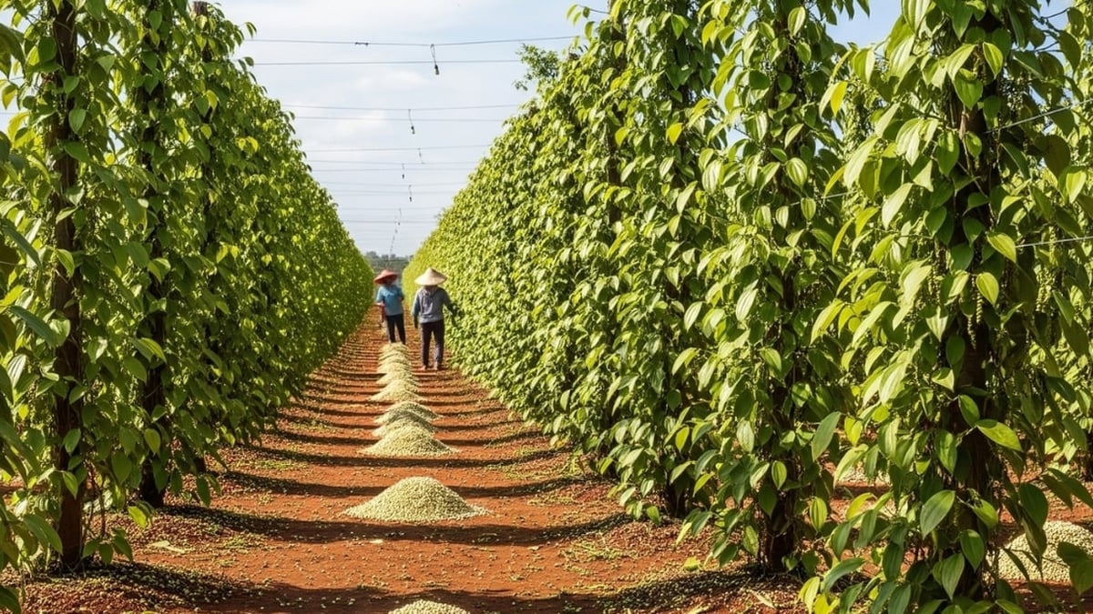 Pfefferpreis heute, 17. August: Inländischer Pfefferpreis hält nach leichtem Rückgang Höchststand von 143.000 VND/kg
