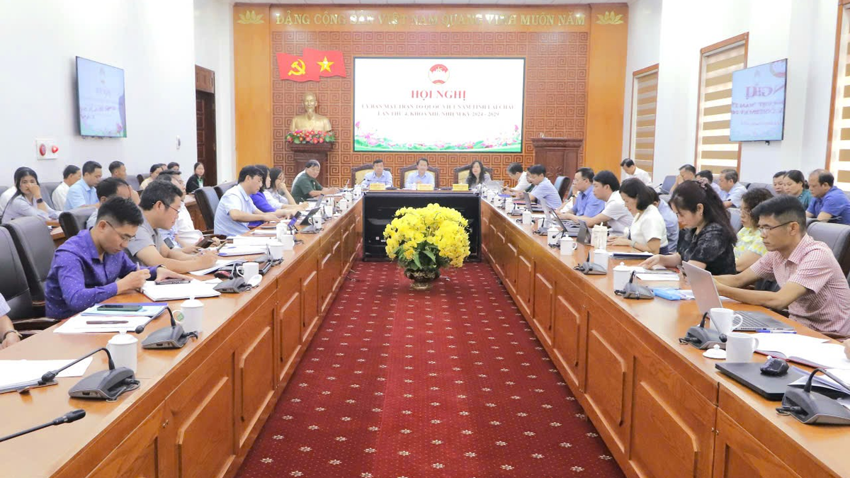 Die 4. Konferenz des Komitees der Vietnamesischen Vaterländischen Front der Provinz Lai Chau, Amtszeit XIII, Amtszeit 2024 – 2029
