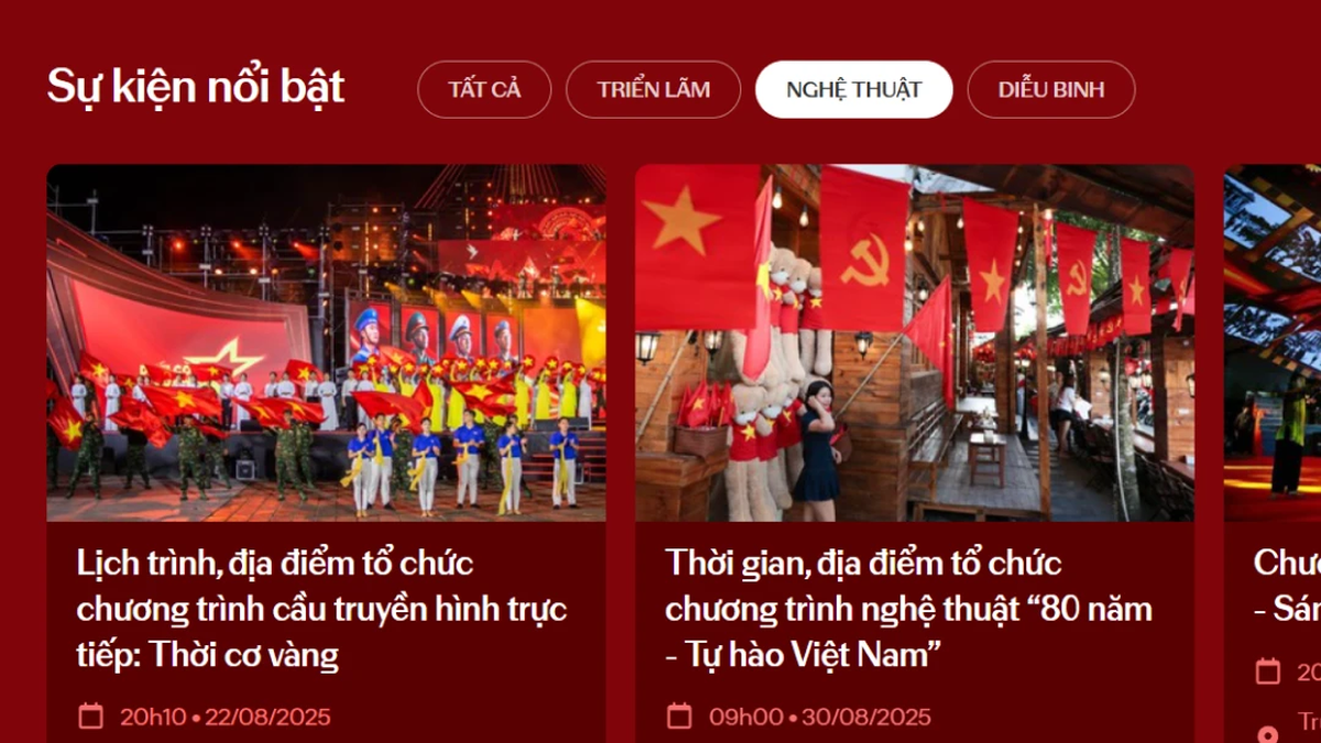 Plateforme numérique « A80-Fier du Vietnam » : Soutien à la recherche d'une série d'activités à l'occasion de la Fête nationale