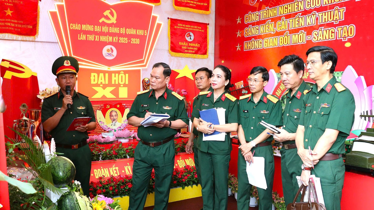 Military Region 5: Impressive exhibition and beautiful photo contest to welcome the congress
