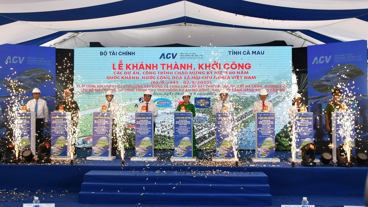 พิธีวางศิลาฤกษ์โครงการขยายและปรับปรุงสนามบินก่าเมา