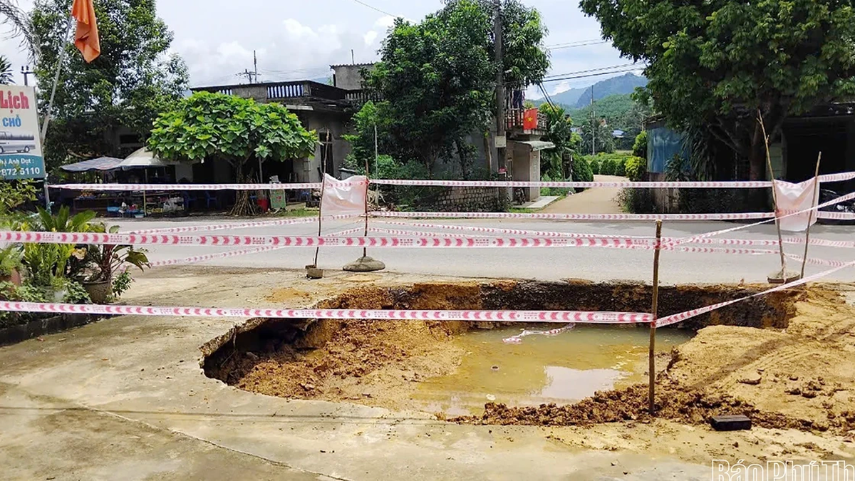Proposition de gestion du « trou de la mort » sur la route nationale 2B, section de la commune de Thuong Coc