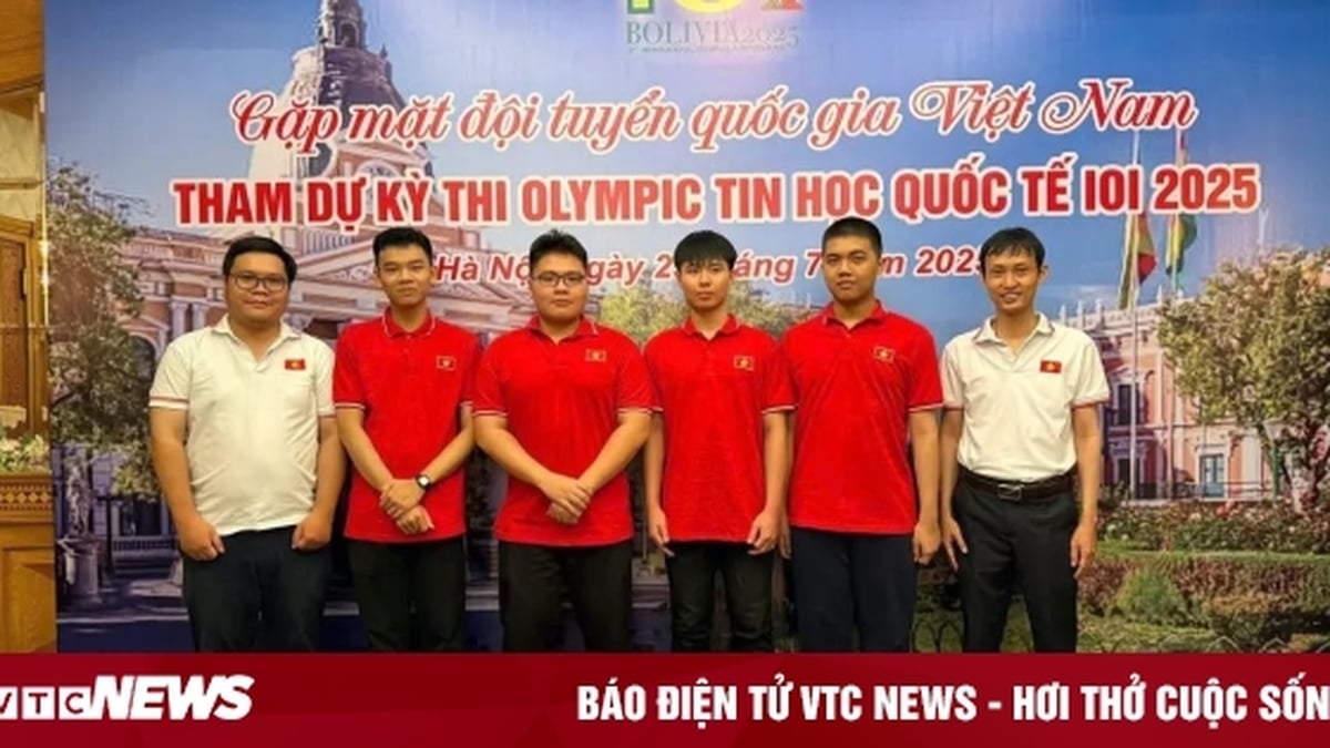 4/4 étudiants vietnamiens ont remporté des médailles aux Olympiades internationales d'informatique de 2025