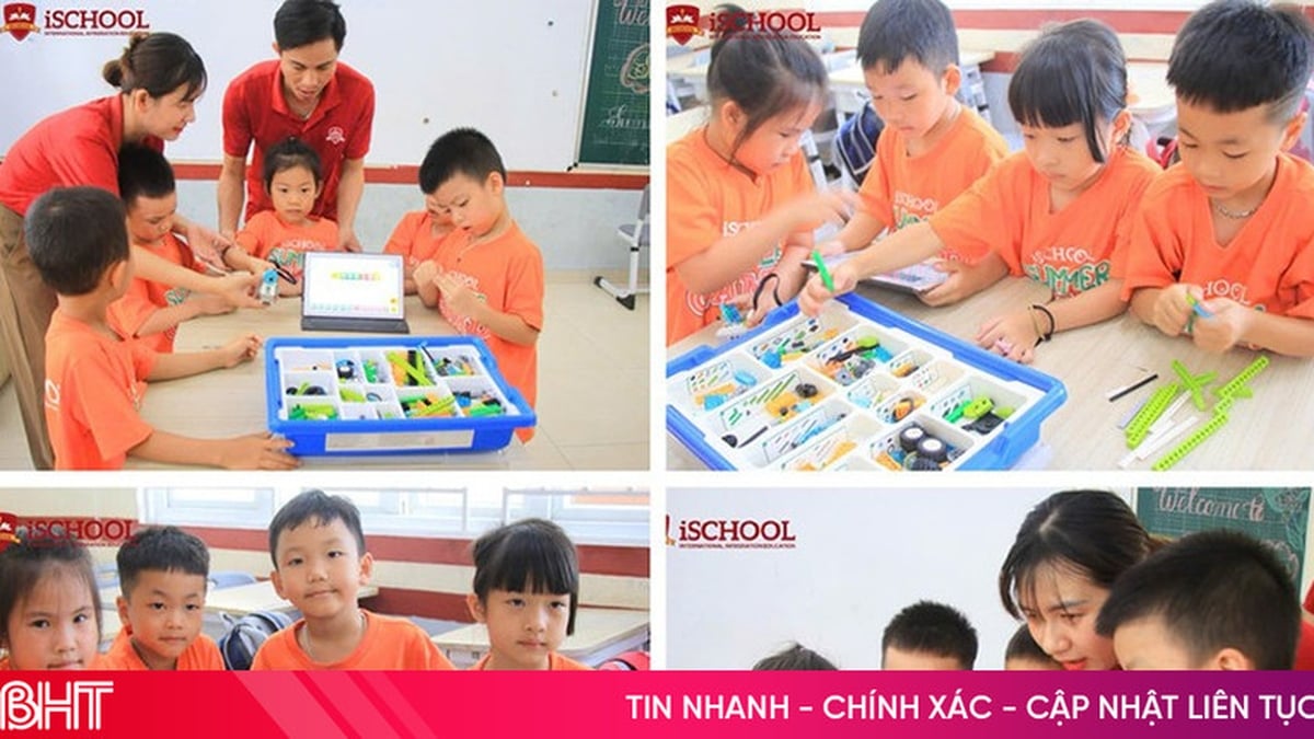 Brillante verano para los estudiantes de iSchool Ha Tinh