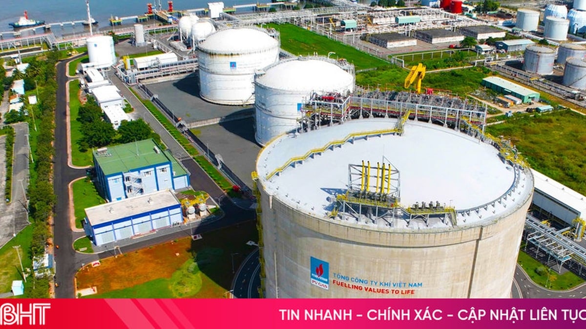 Acordaron política de inversión para el proyecto de almacenamiento de gas natural licuado (GNL) en el distrito de Hoanh Son