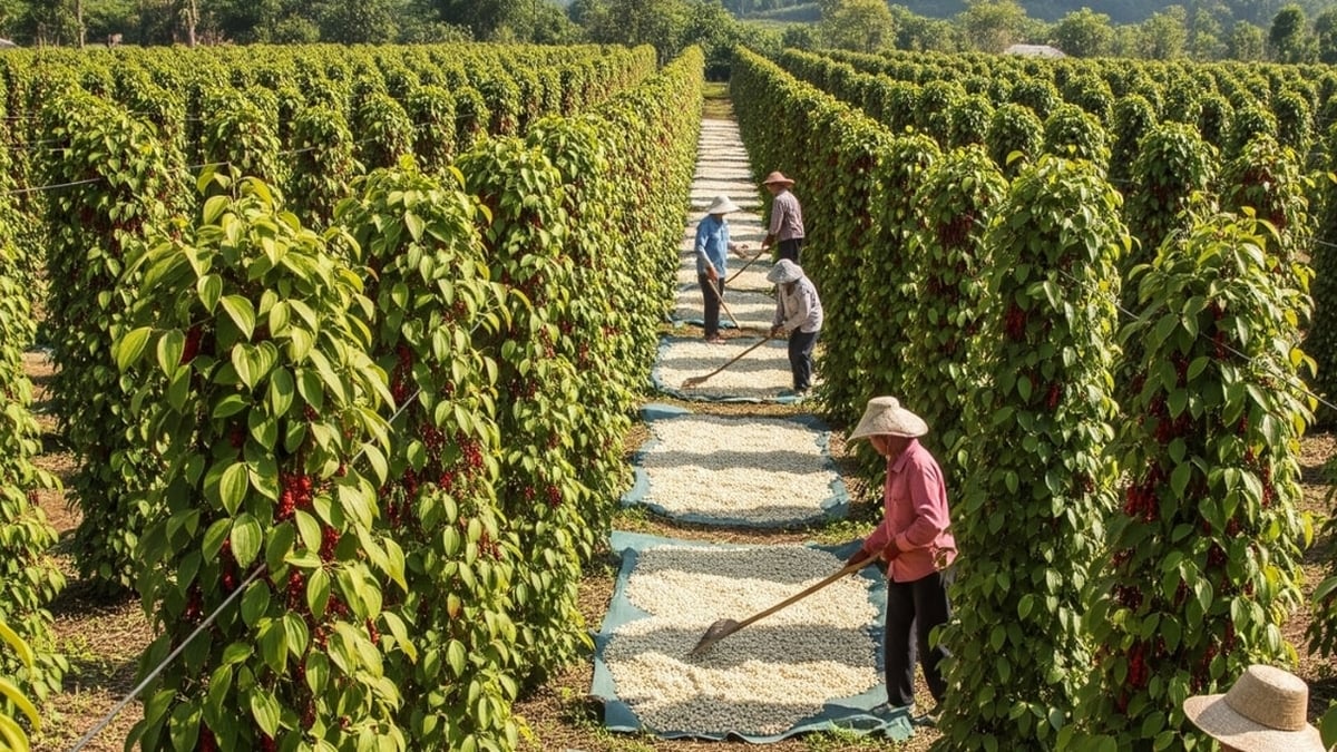 Pepper price forecast for tomorrow, August 3, 2025: Vietnamese pepper "reduces burden", will the value increase again?