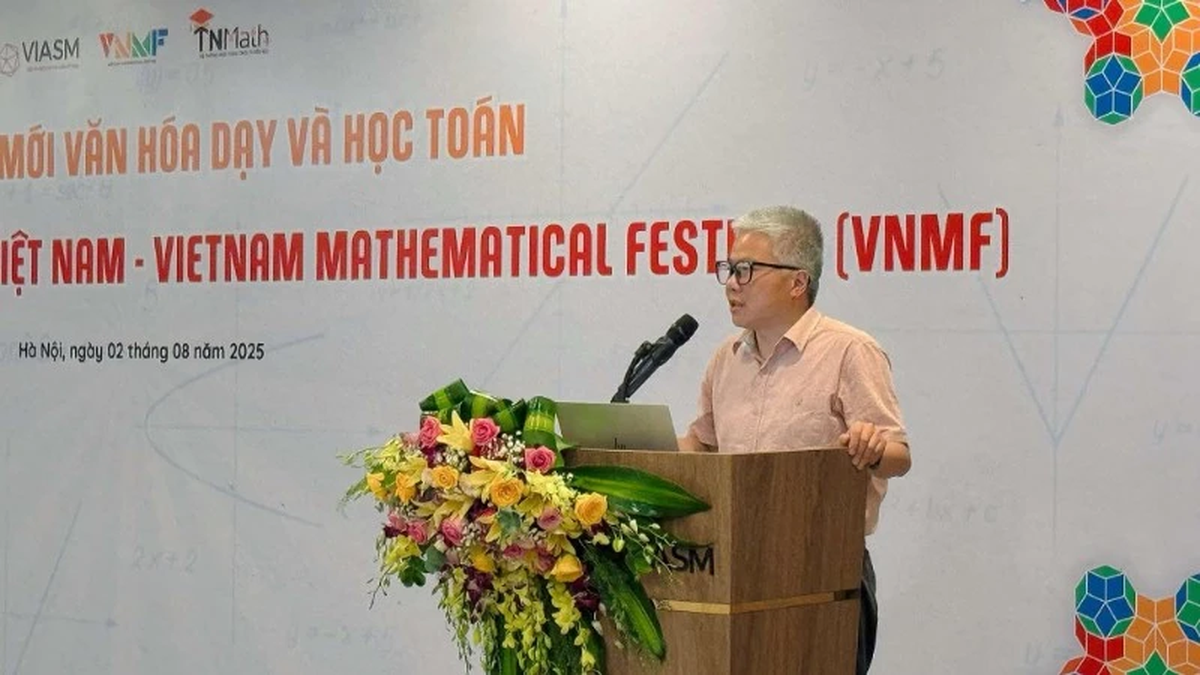 Professor, Doctor of Science Ngo Bao Chau: "Vietnam Math Playground is an active and creative learning space"