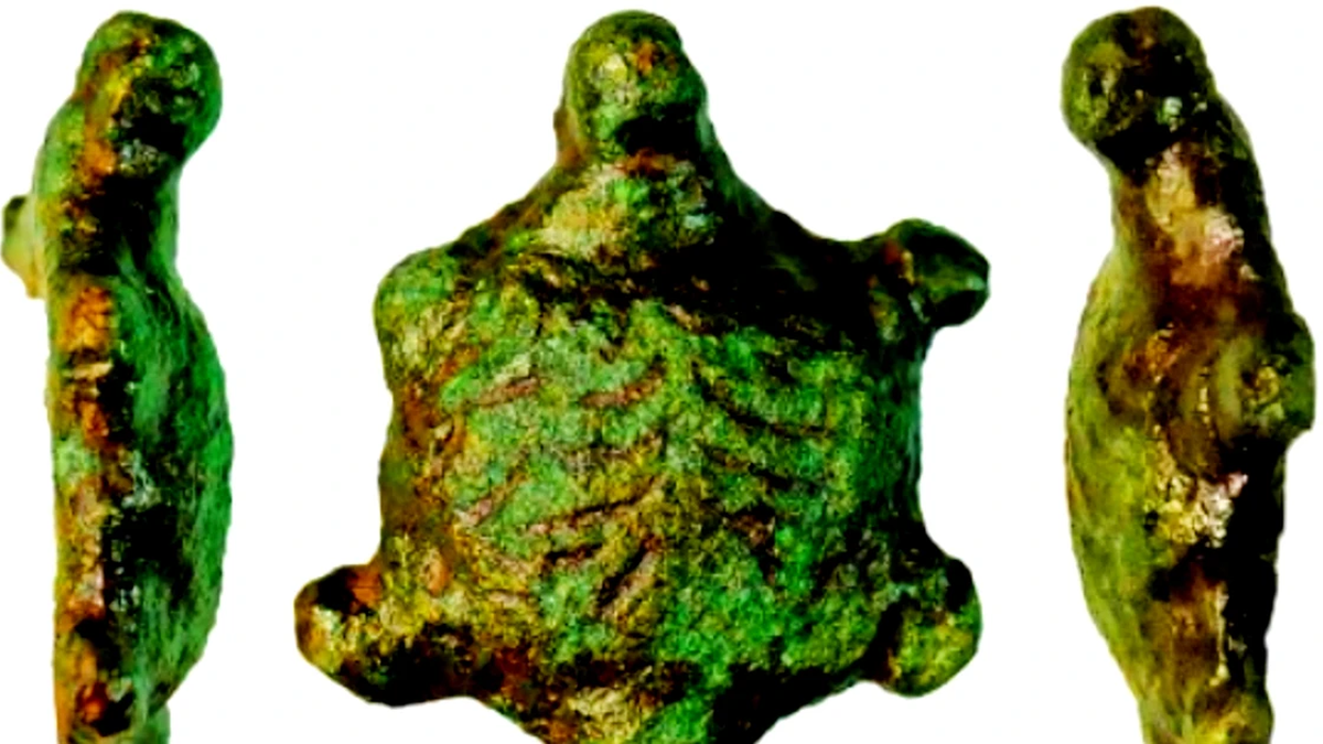 Descubren en Suffolk una singular tortuga romana antigua