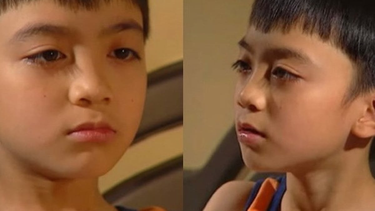 The image of Soobin Hoang Son when he was in 3rd grade appeared on Meet at the Weekend and suddenly became popular.