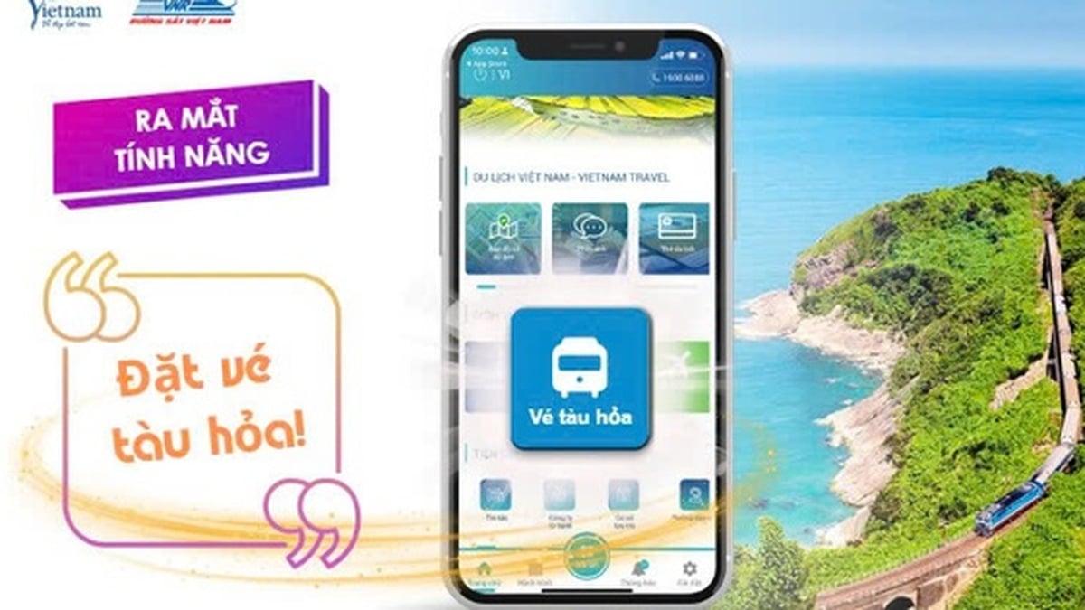 Touristen können jetzt Bahntickets über die Vietnam Travel App kaufen - Vietnam Travel