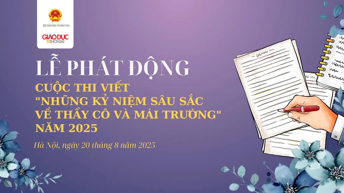 إطلاق مسابقة الكتابة "ذكريات عميقة للمعلمين والمدرسة" في عام 2025