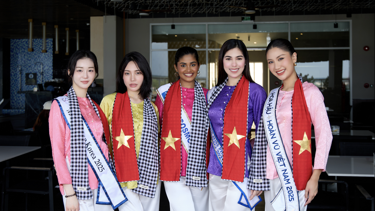 Dàn hoa hậu quốc tế mặc bà ba, quấn khăn rằn trải nghiệm cuộc sống miền Tây