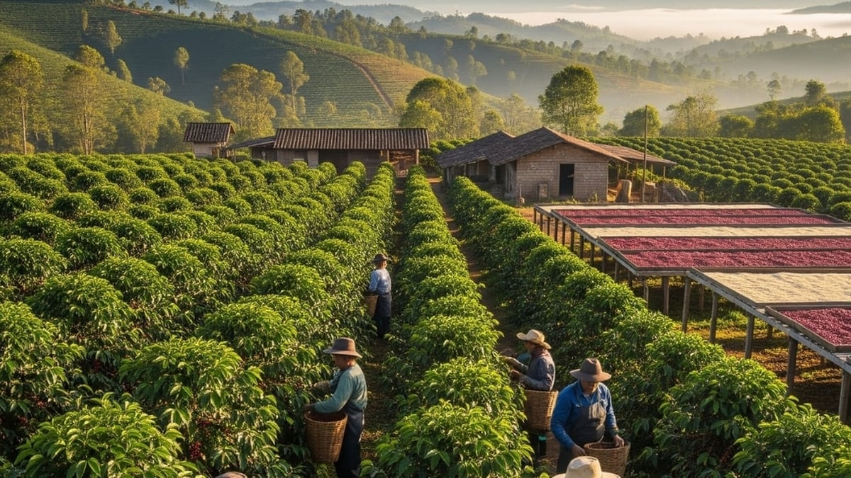 Precio del café hoy 21 de agosto de 2025: Lleno de verde, del suelo al jardín