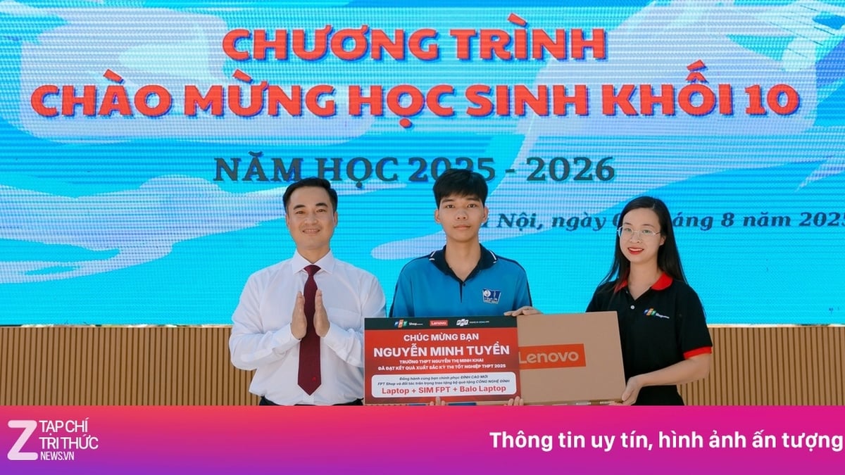 FPT Shop ចែកជូននូវគ្រឿងបច្ចេកវិជ្ជាចំនួន 30 ដែលមានតម្លៃសរុបជាង 320 លានដុង