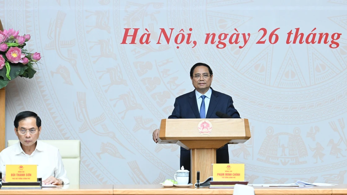 [ภาพ] นายกรัฐมนตรี Pham Minh Chinh เป็นประธานการประชุมคณะกรรมการอำนวยการแห่งชาติว่าด้วยการบูรณาการระหว่างประเทศ