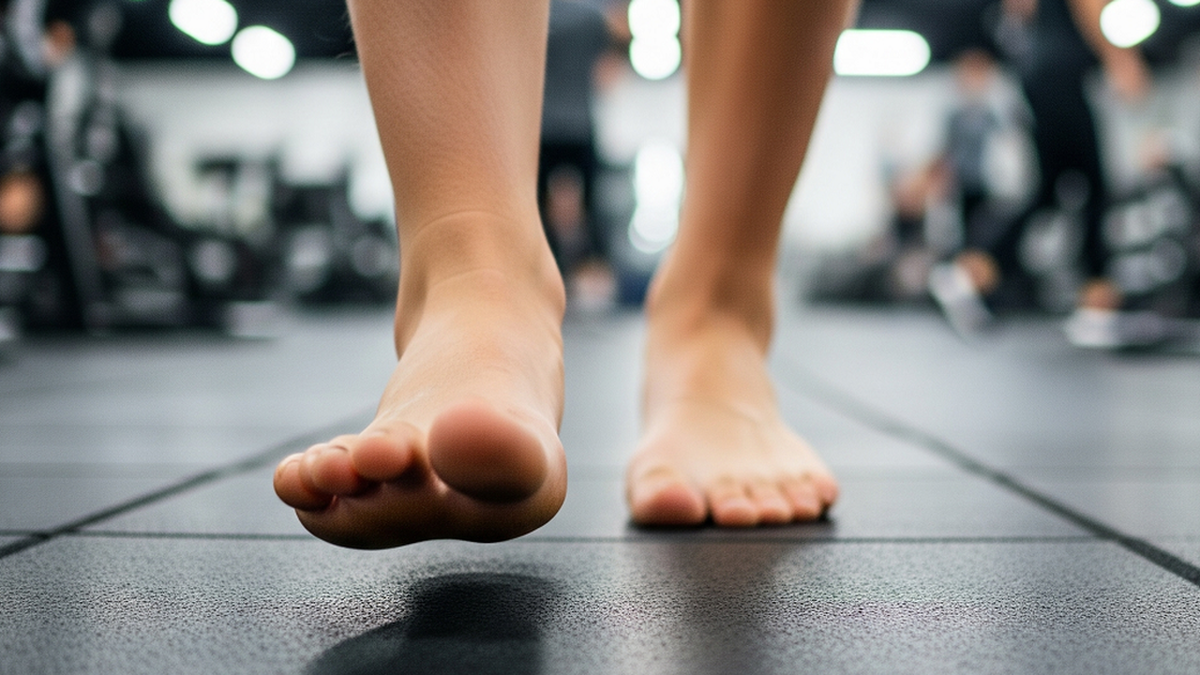 4 benefits of going barefoot to the gym