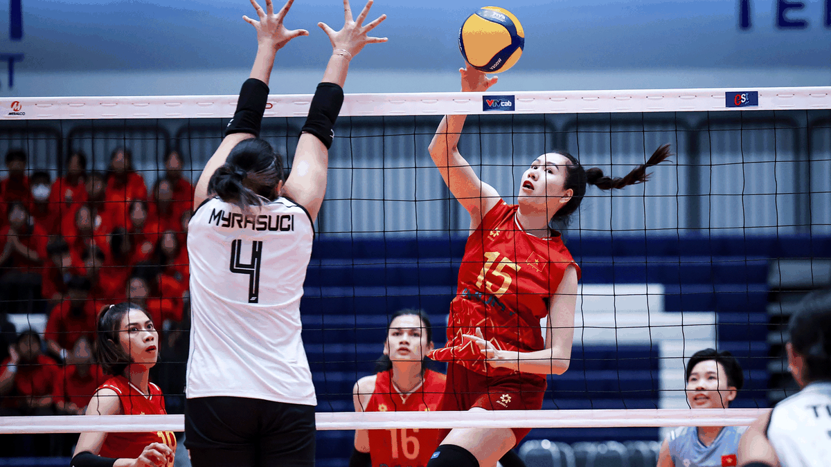 Thailand defeated Indonesia, creating a dream final with Vietnamese women's volleyball