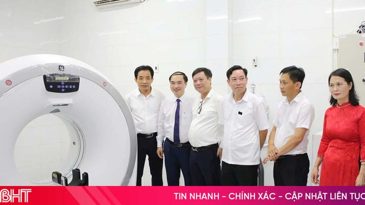Opening of modern CT scan system at Tien Dien Medical Center