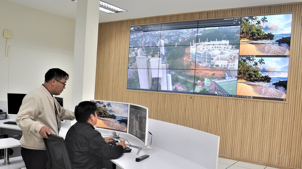 Sharing urban management information among Da Lat wards