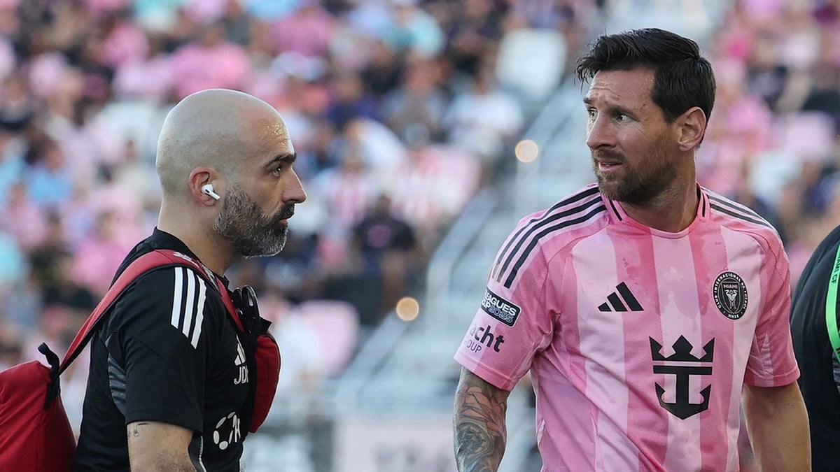 Messi ចេញ​ពី​ទីលាន​របួស​នៅ​នាទី​ទី 11 Inter Miami ឈ្នះ​ដោយ 'ផ្លុំ'
