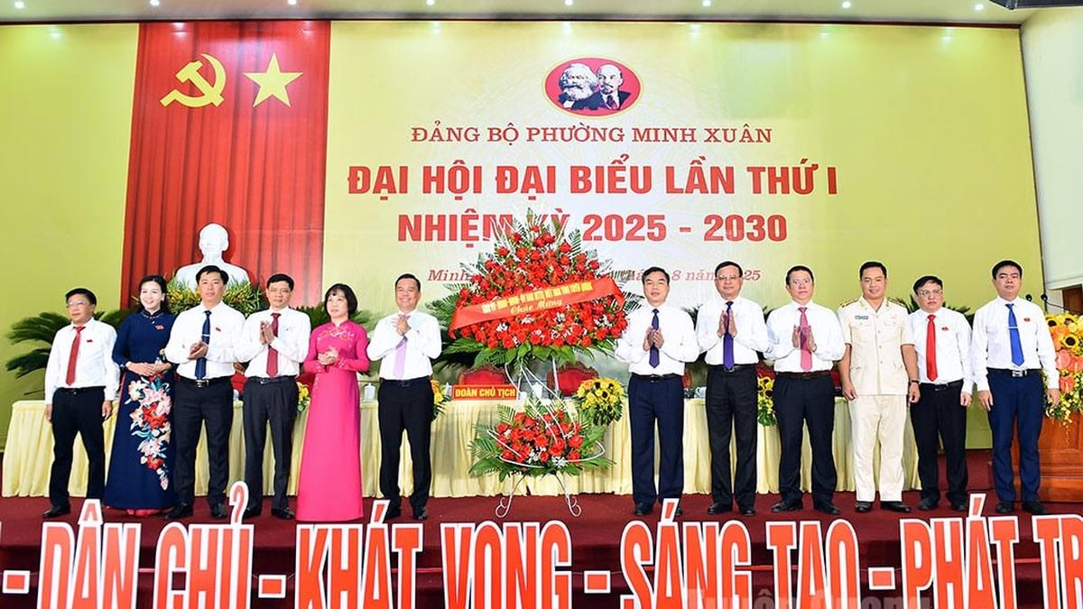 การประชุมใหญ่พรรคเขตมินห์ซวน: ส่งเสริมบทบาทสำคัญ สร้างพื้นที่เมืองที่มีอารยธรรมและทันสมัย