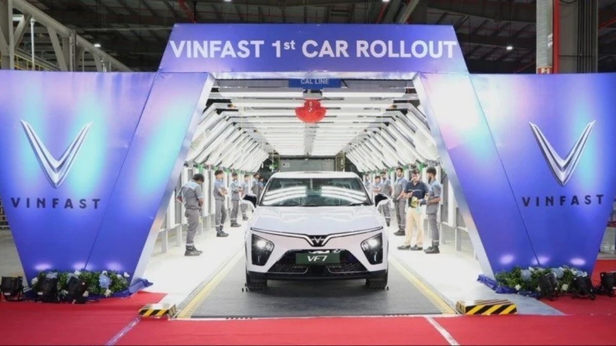 VinFast เปิดตัวโรงงานประกอบรถยนต์ไฟฟ้าอย่างเป็นทางการในอินเดีย