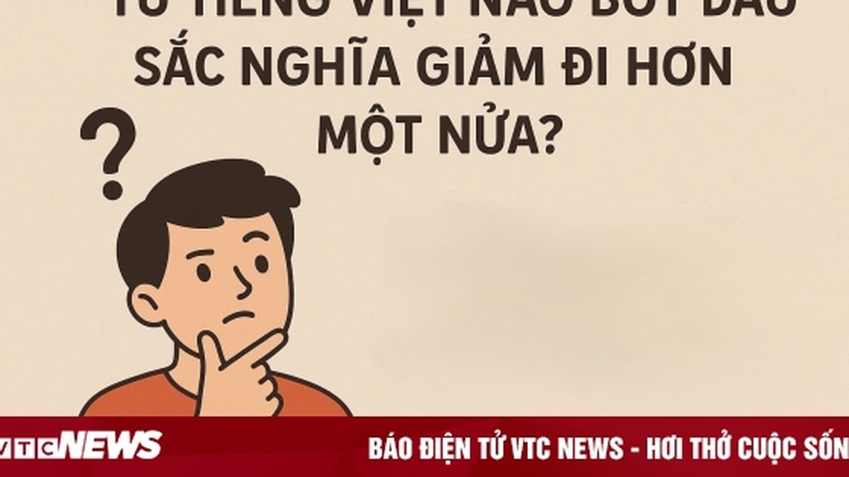 Which word in Vietnamese, if the accent is removed, has its meaning halved?