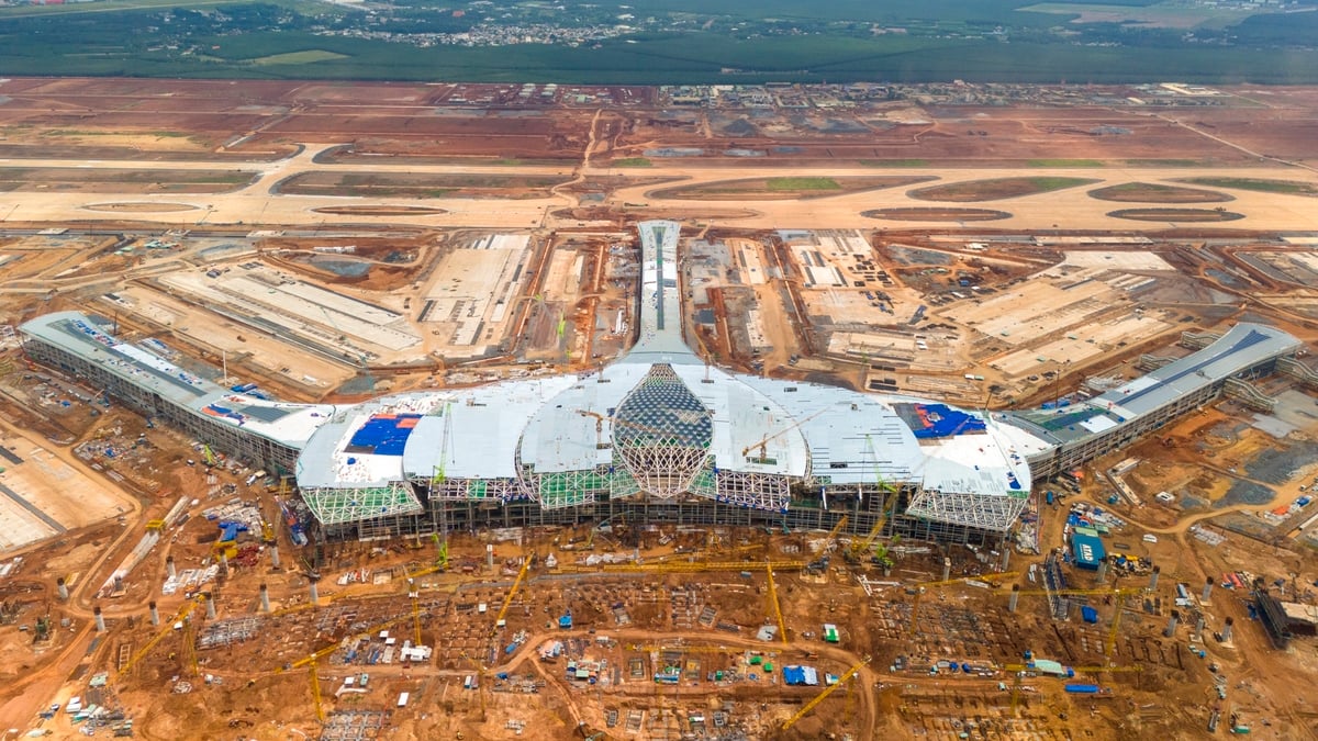 Long Thanh Airport is taking shape
