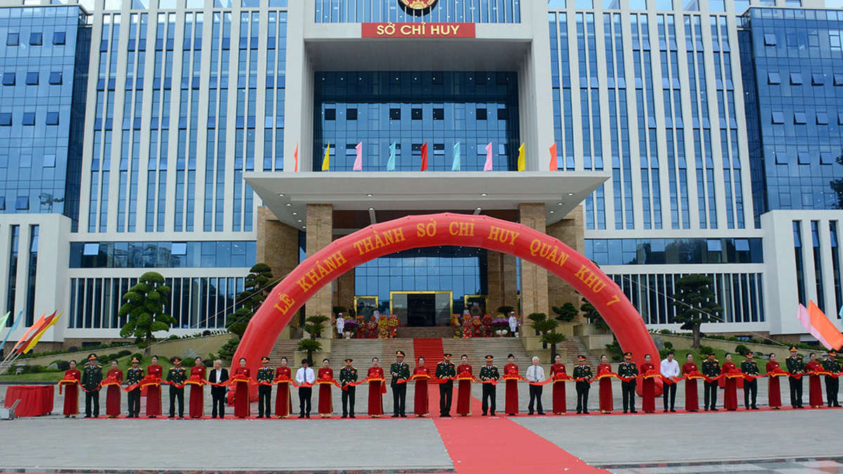 Inauguration of the project to build the Military Region 7 Command Headquarters