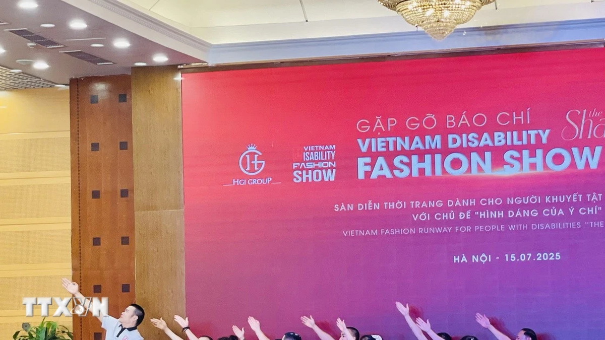 Launch of fashion show for people with disabilities