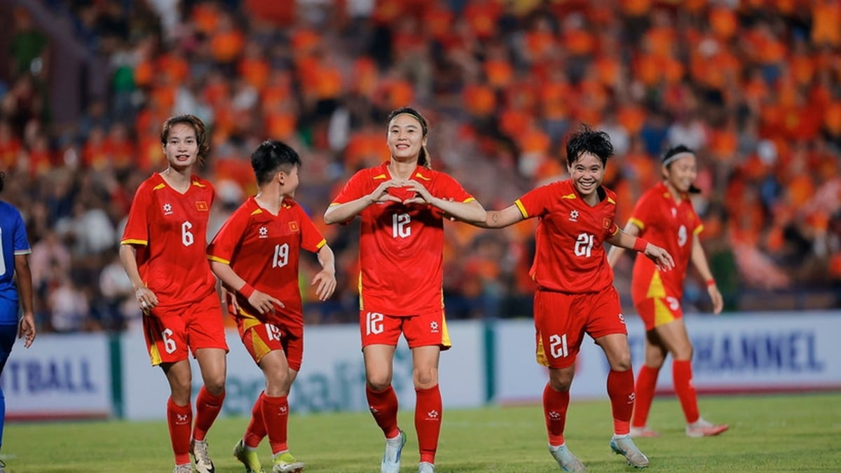 Match schedule of Vietnam Team at the 2025 Southeast Asian Women's Football Championship