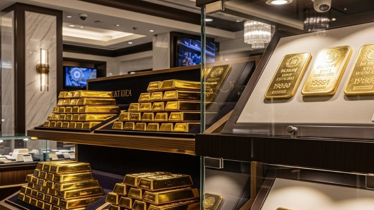Gold price at noon today, August 4, 2025: Gold rings, gold bars "dance", world gold is on fire