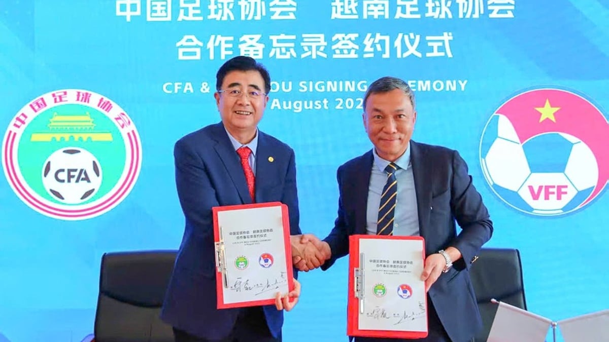 ベトナムサッカー協会、中国サッカー協会とサッカー発展協力に関する覚書を締結
