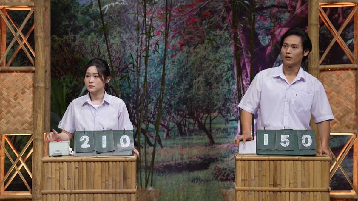 Miss Tep – The Jade Ring “competes” in Vietnamese with her colleagues in “Sowing Rhymes and Guessing Meanings”