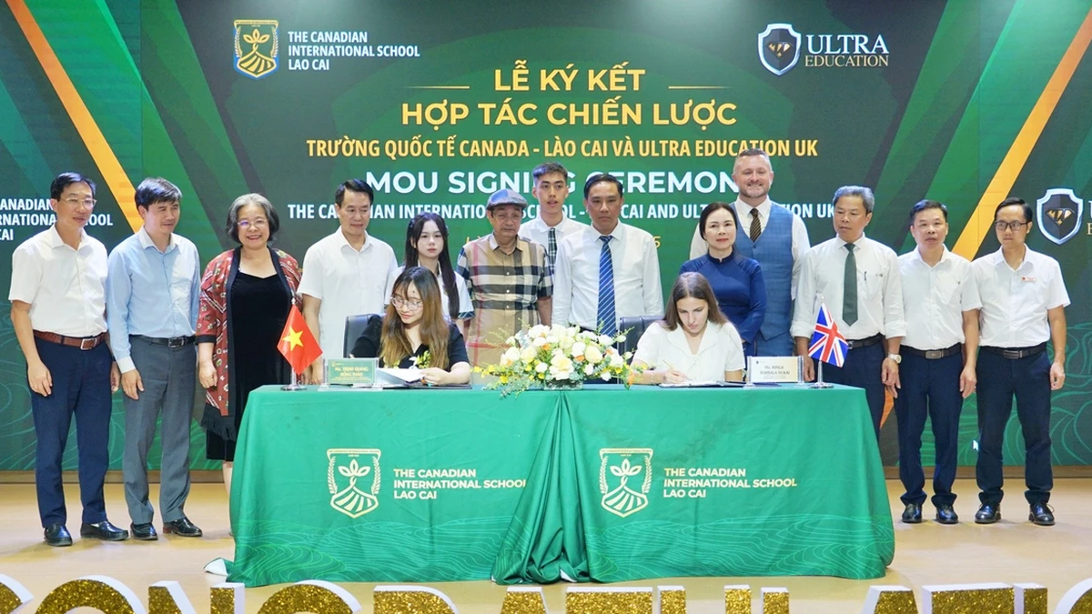 Canadian International School Lao Cai unterzeichnet Start-up-Kooperationsvertrag mit Bildungseinrichtung aus Großbritannien