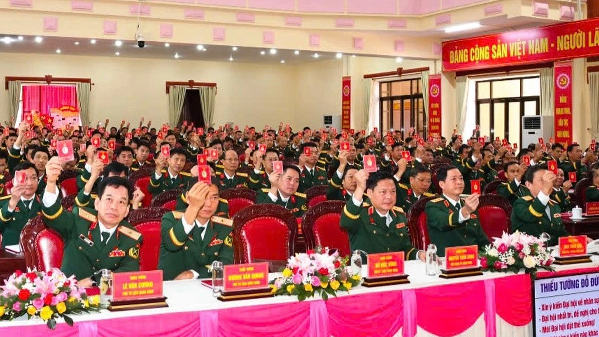 Der 1. Kongress des Parteikomitees des 34. Armeekorps, Amtszeit 2025-2030