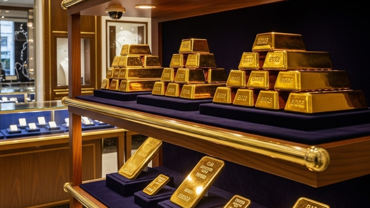 Goldpreis heute Nachmittag, 5. August 2025: SJC und DOJI erreichen direkt den Höchststand von 124 Millionen, Weltgold ist unberechenbar